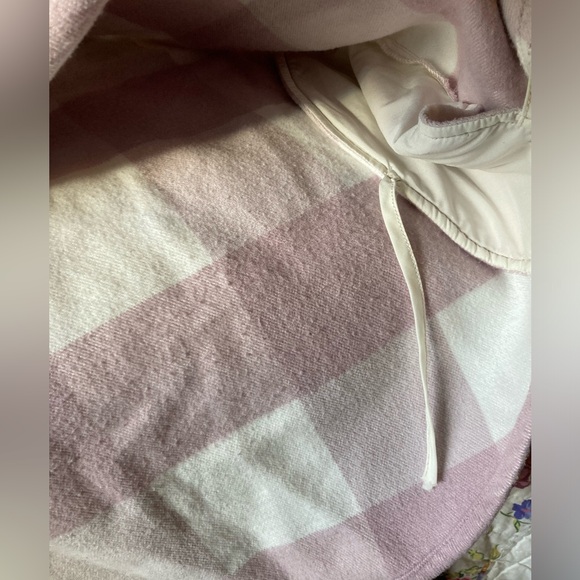 A New Day Women’s Pastel Pink Buffalo Plaid Shirt Jacket - Size Large - Picture 5 of 5